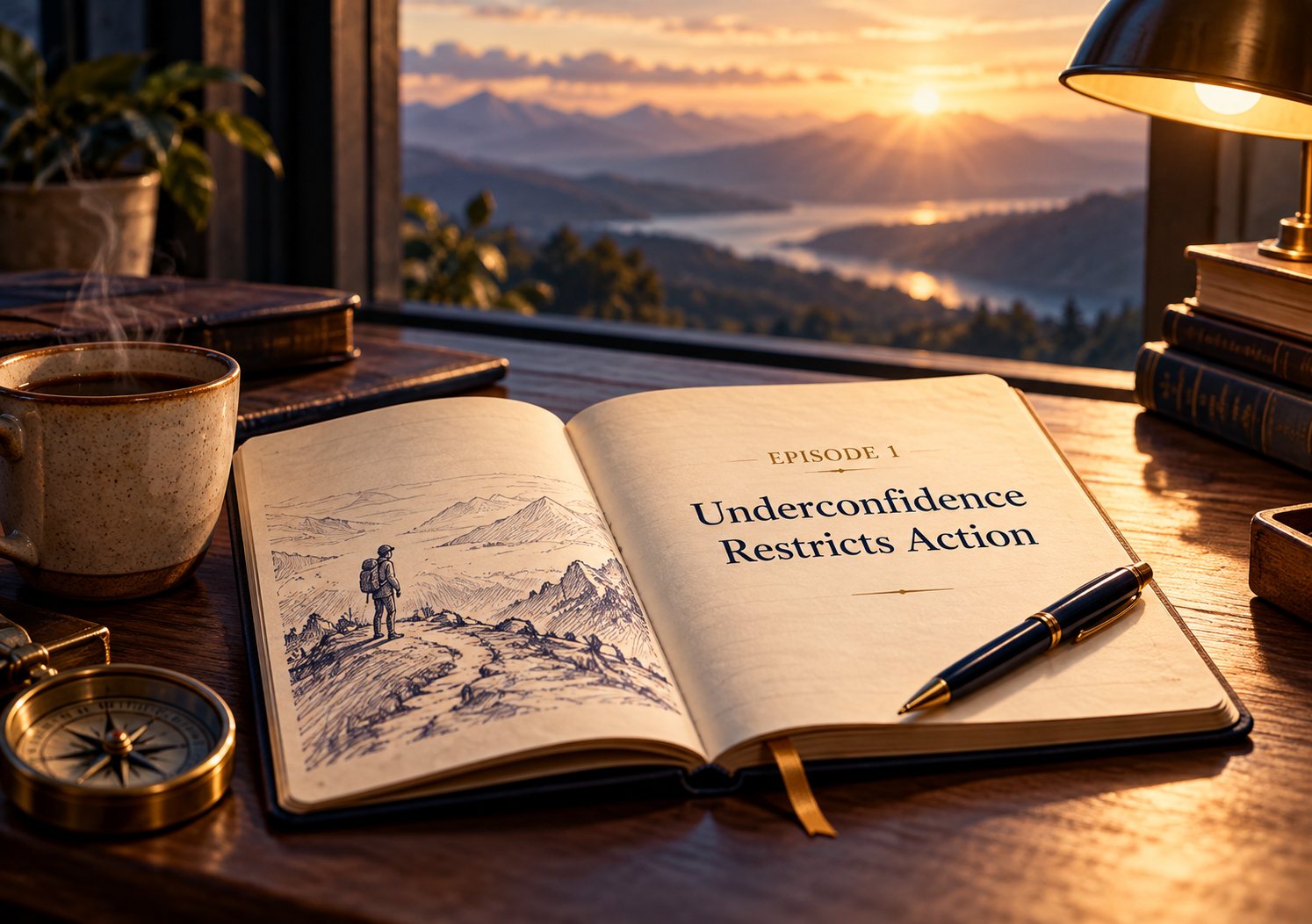 Anchored Intelligence — editorial artwork